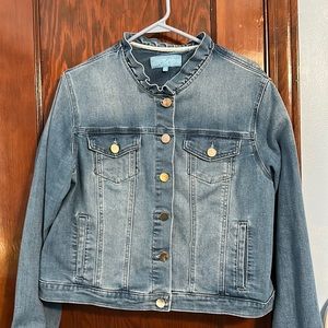 Draper James Ruffle Jean Jacket